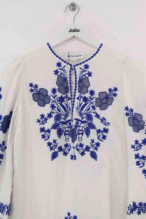 Robe Antik Batik Blanc en Coton
