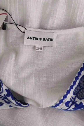 Robe Antik Batik Blanc en Coton