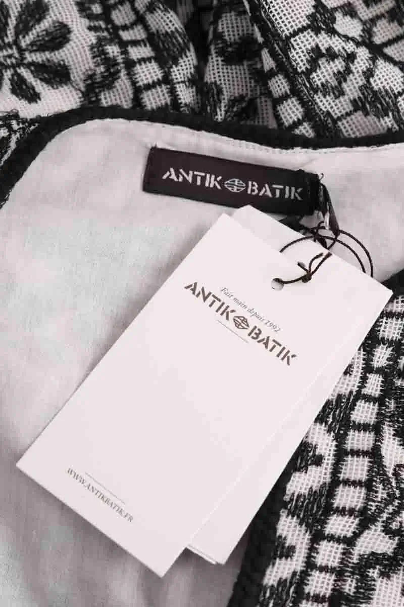Robe Antik Batik Blanc en Coton