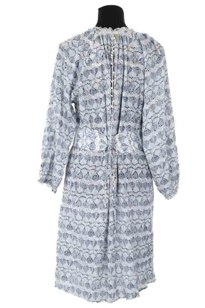 Robe Antik Batik Bleu en Coton