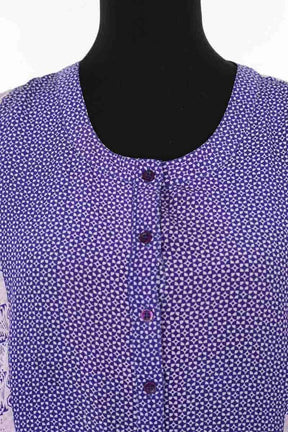Robe Antik Batik Bleu en Soie