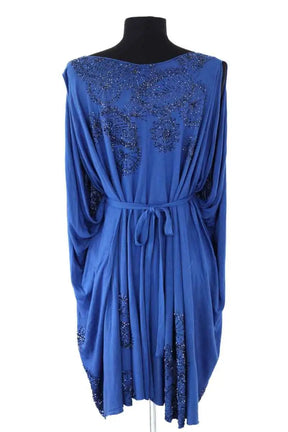 Robe Antik Batik Bleu en Viscose