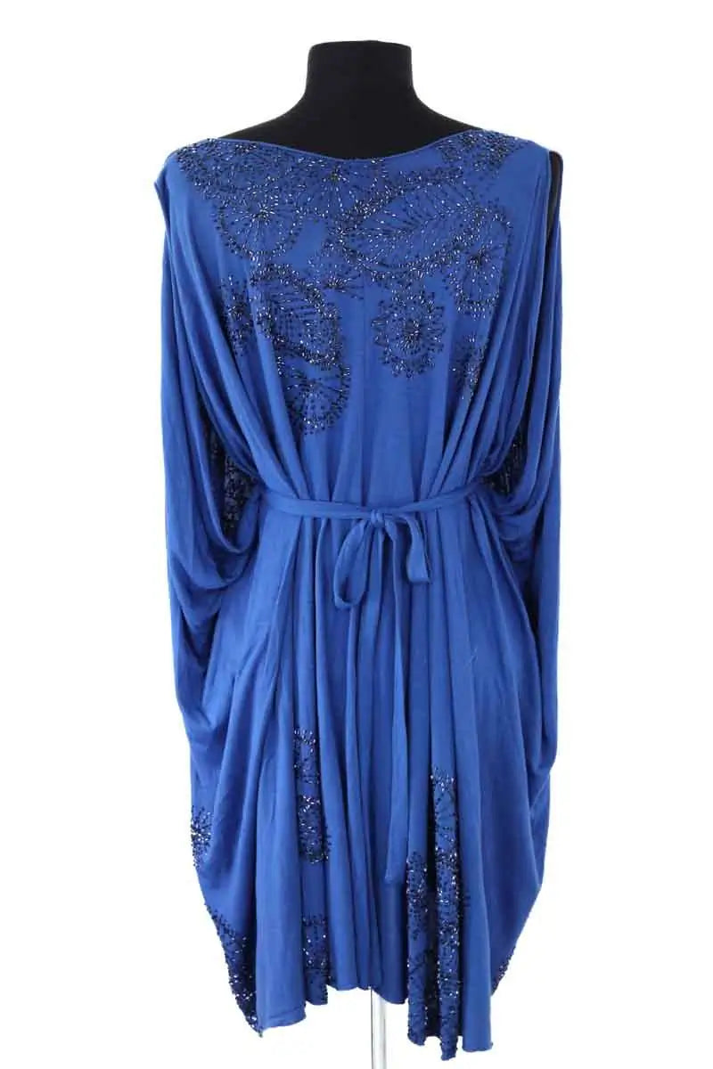 Robe Antik Batik Bleu en Viscose