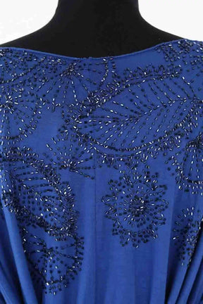 Robe Antik Batik Bleu en Viscose