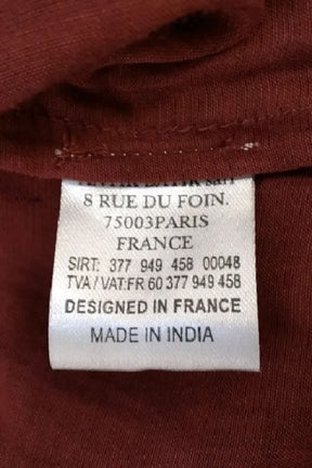 Robe Antik Batik Bordeaux en Viscose