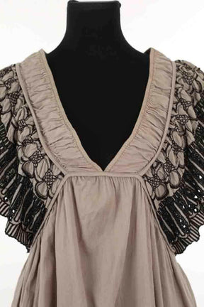 Robe Antik Batik Gris en Coton