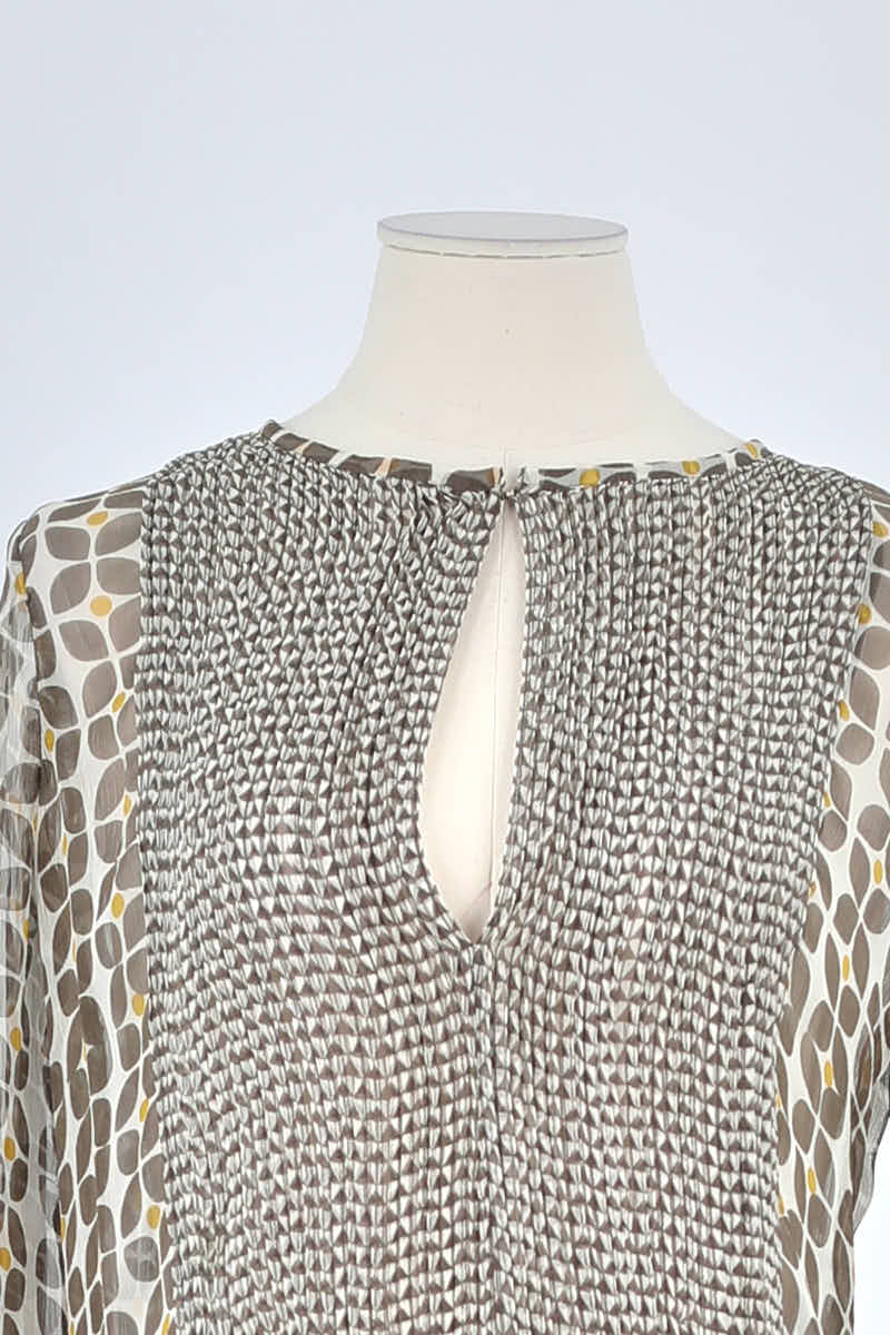 Robe Antik Batik Gris en Soie