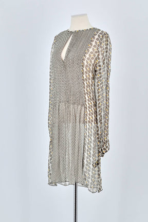 Robe Antik Batik Gris en Soie