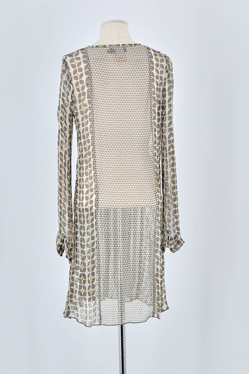 Robe Antik Batik Gris en Soie