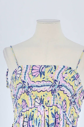 Robe Antik Batik Jaune en Viscose