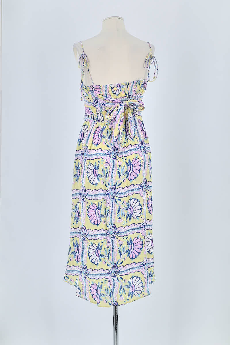 Robe Antik Batik Jaune en Viscose