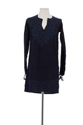 Robe Antik Batik Marine en Laine, taille M - Seconde Main