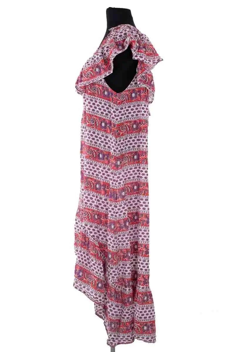 Robe Antik Batik Multicolore en Coton