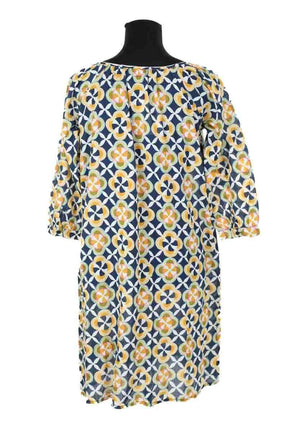 Robe Antik Batik Multicolore en Coton