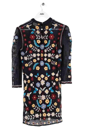 Robe Antik Batik Noir en Coton