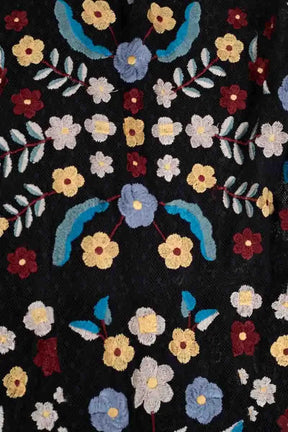 Robe Antik Batik Noir en Coton