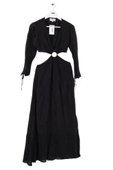 Robe Antik Batik Noir en Coton, taille S - Seconde Main