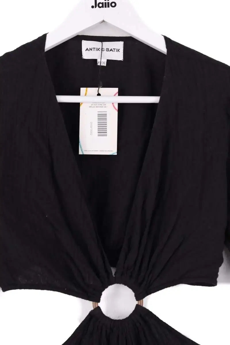 Robe Antik Batik Noir en Coton