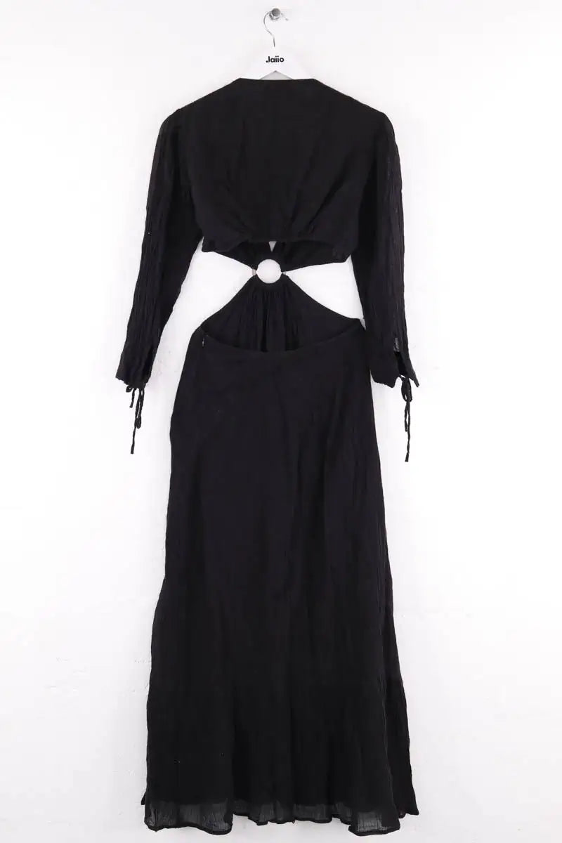 Robe Antik Batik Noir en Coton