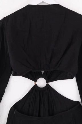 Robe Antik Batik Noir en Coton