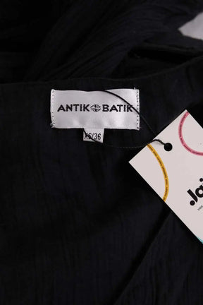 Robe Antik Batik Noir en Coton