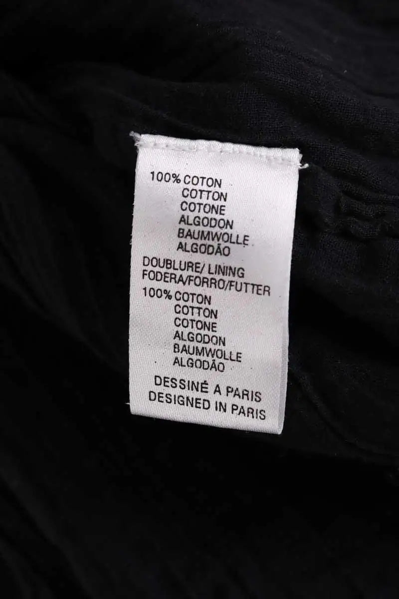Robe Antik Batik Noir en Coton