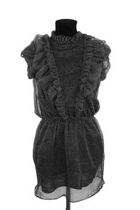 Robe Antik Batik Noir en Polyester, taille S - Seconde Main