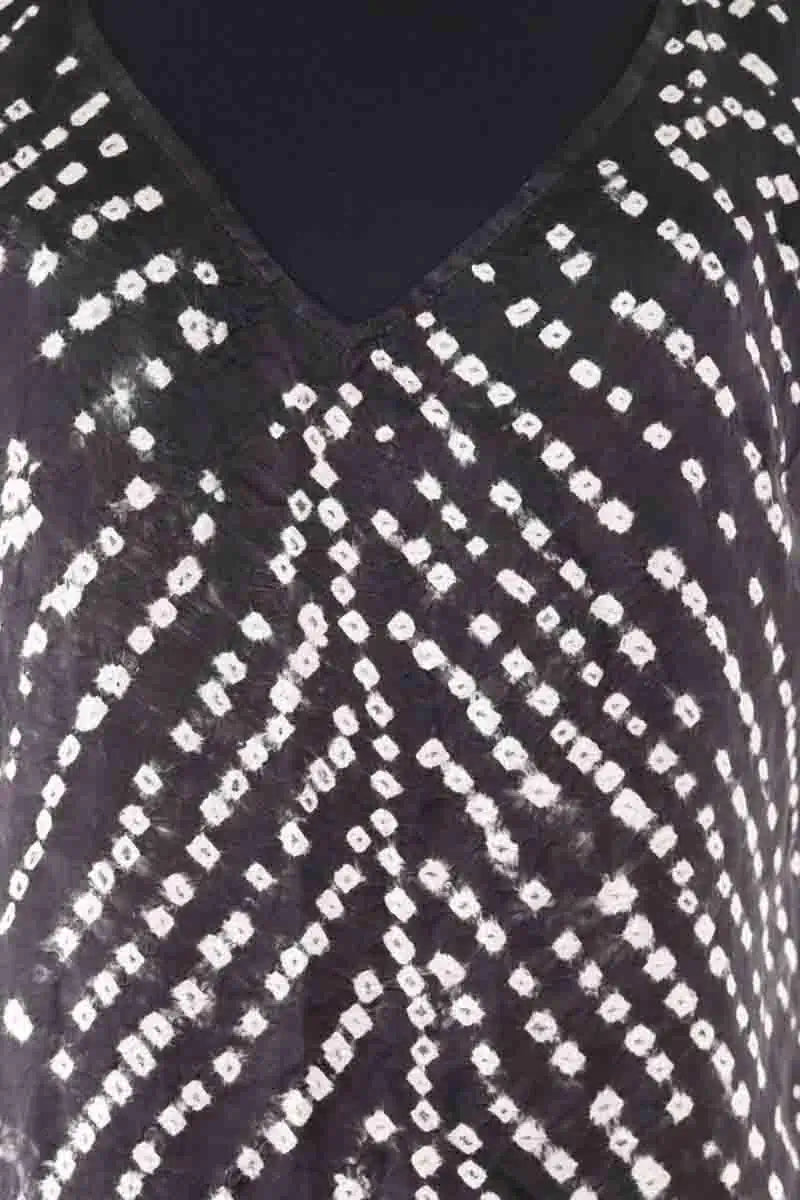 Robe Antik Batik Noir en Soie