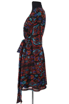 Robe Antik Batik Noir en Synthétique
