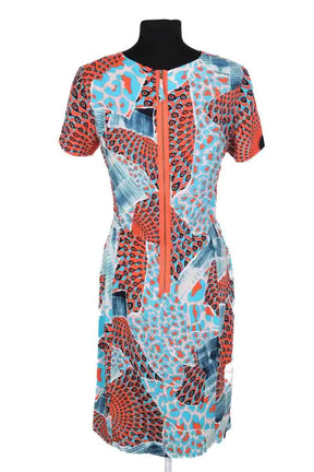 Robe Antik Batik Orange en Coton
