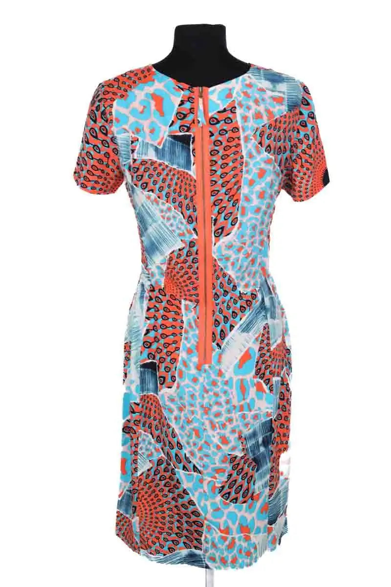 Robe Antik Batik Orange en Coton
