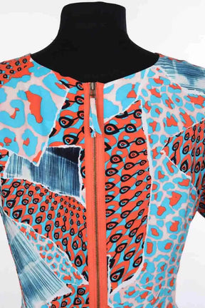 Robe Antik Batik Orange en Coton