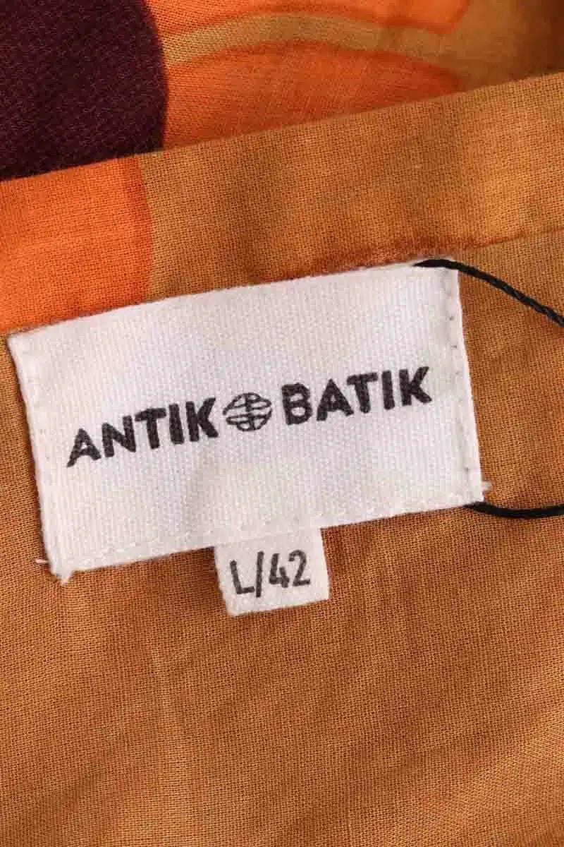 Robe Antik Batik Orange en Coton