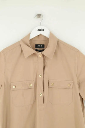 Robe APC Beige en Coton