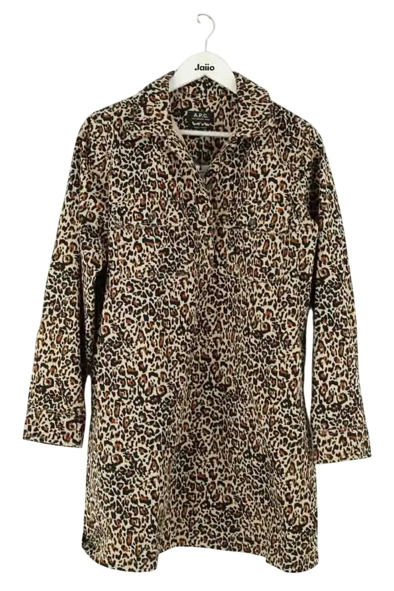 Robe APC Beige en Coton, taille XL - Seconde Main