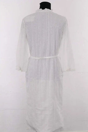Robe APC Blanc en Coton