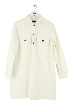 Robe APC Blanc en Coton, taille XL - Seconde Main