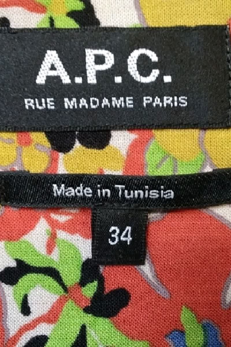 Robe APC Jaune en Viscose