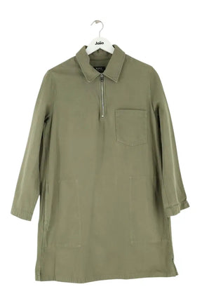 Robe APC Kaki en Coton, taille XL - Seconde Main