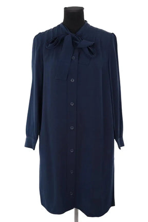Robe APC Marine en Viscose, taille M - Seconde Main