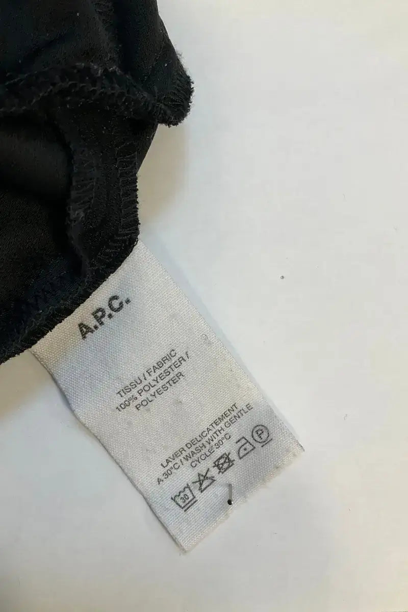 Robe APC Noir en Synthétique