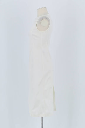 Robe Armani Blanc en Coton