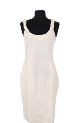 Robe Armani Jeans Ecru en Lin, taille L - Seconde Main