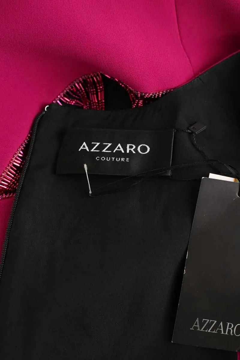 Robe Azzaro robe dorine fushia Rose en Viscose