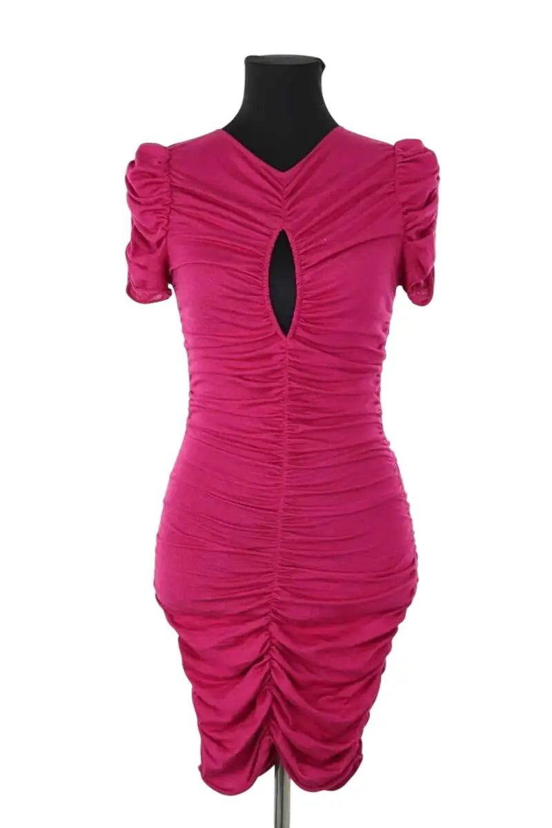 Robe Azzaro Rose en Synthétique, taille S - Seconde Main