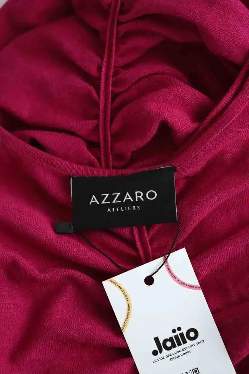 Robe Azzaro Rose en Synthétique
