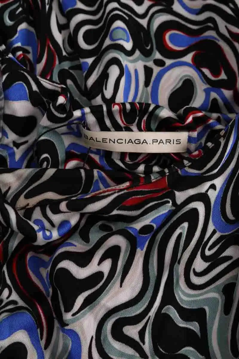 Robe Balenciaga Blanc en Synthétique