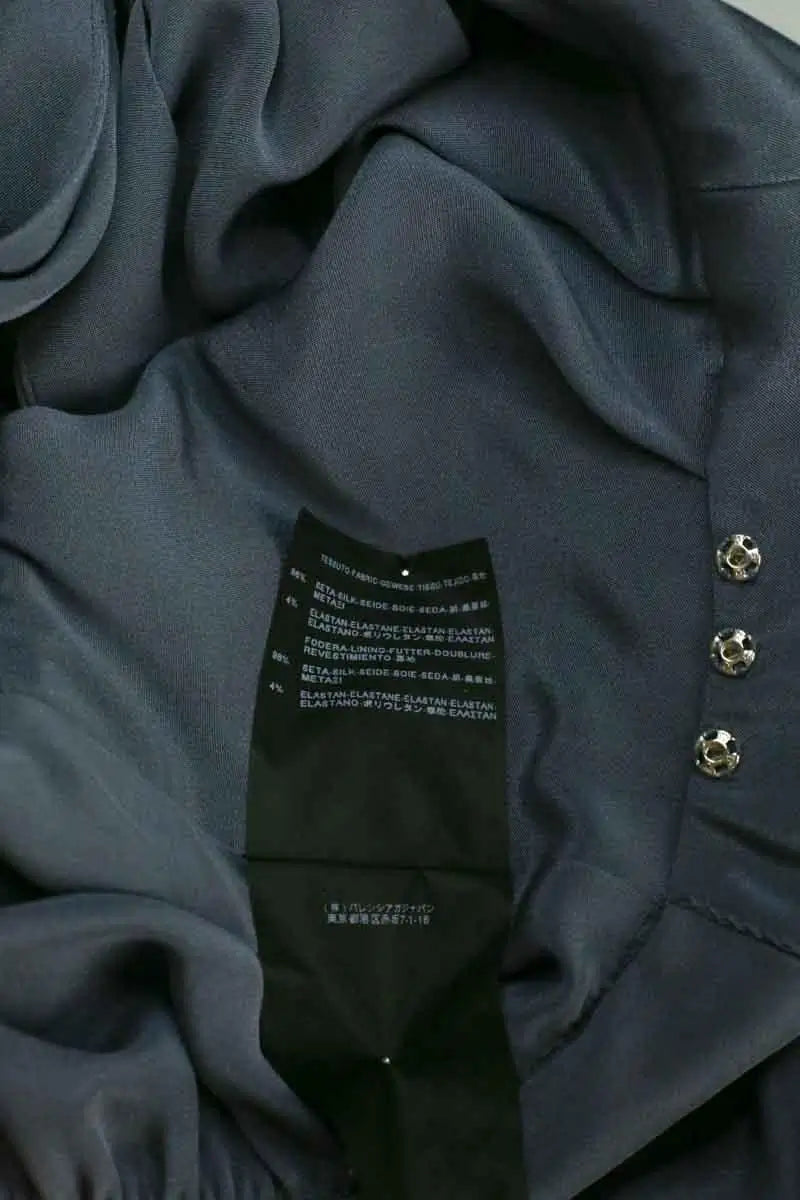 Robe Balenciaga Bleu en Soie