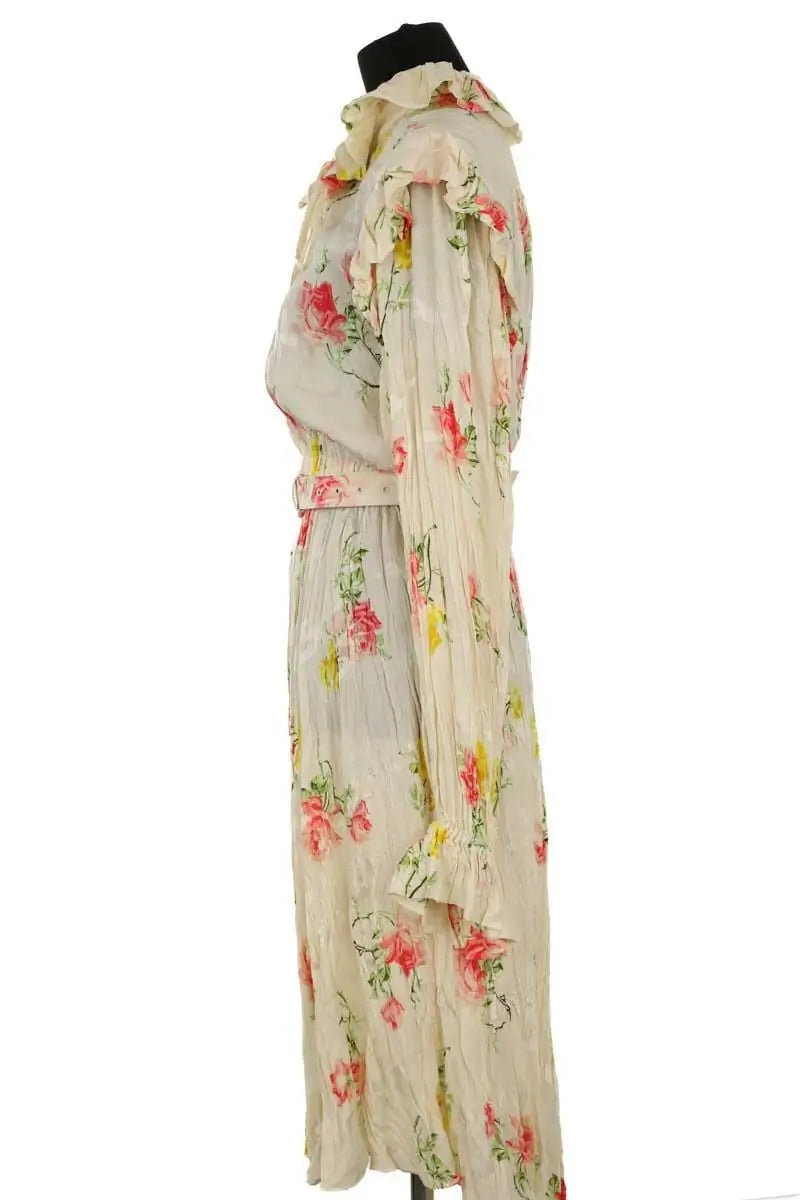 Robe Balenciaga Vintage flower silk dress Multicolore en Soie