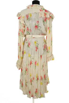 Robe Balenciaga Vintage flower silk dress Multicolore en Soie